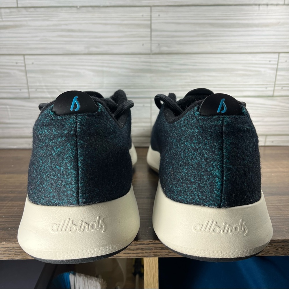 Allbirds Wool Runner Mizzle Men’s Blue Shoes - Men’s Size 13 - Picture 7 of 9